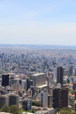 Brezilya 'nın Belo Horizonte kentinin havadan görünüşü