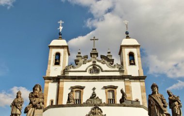 18. yüzyılın ikinci yarısında Bon Jesus de Matosinhos 'daki farklı Hıristiyan peygamberlerin heykelleri, Brezilya' nın Kongonhas şehrinde Haç Yolu 'na adanmış rokoko kilisesi. 