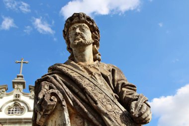 18. yüzyılın ikinci yarısında Bon Jesus de Matosinhos 'daki farklı Hıristiyan peygamberlerin heykelleri, Brezilya' nın Kongonhas şehrinde Haç Yolu 'na adanmış rokoko kilisesi. 