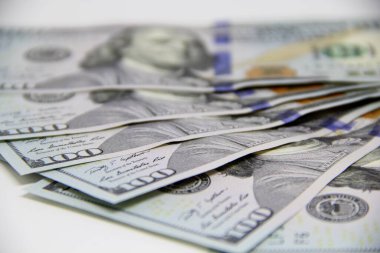 Amerikan doları banknotları yakın plan görüntüsü