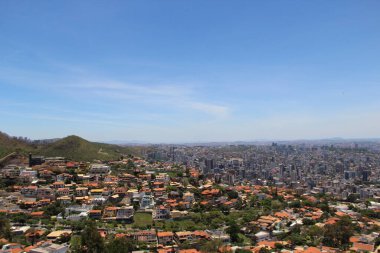 Brezilya 'nın Belo Horizonte kentinin havadan görünüşü