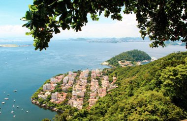 Rio de Janeiro, Brezilya 'nın hava manzarası