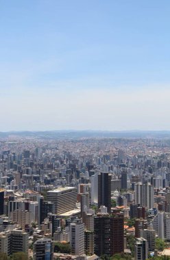 Brezilya 'nın Belo Horizonte kentinin havadan görünüşü