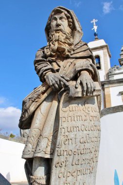 18. yüzyılın ikinci yarısında Bon Jesus de Matosinhos 'daki farklı Hıristiyan peygamberlerin heykelleri, Brezilya' nın Kongonhas şehrinde Haç Yolu 'na adanmış rokoko kilisesi. 