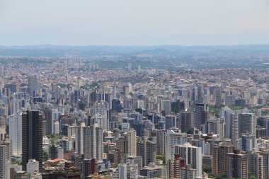 Brezilya 'nın Belo Horizonte kentinin havadan görünüşü