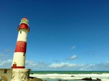 Deniz fenerinin güzel manzarası 