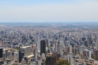 Brezilya 'nın Belo Horizonte kentinin havadan görünüşü