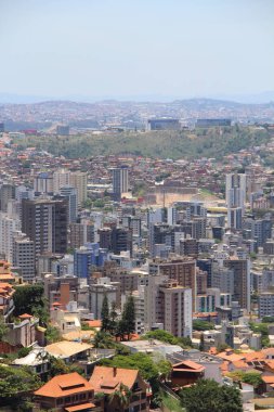 Brezilya 'nın Belo Horizonte kentinin havadan görünüşü