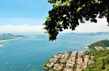 Rio de Janeiro, Brezilya 'nın hava manzarası