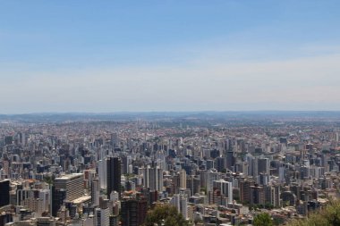 Brezilya 'nın Belo Horizonte kentinin havadan görünüşü
