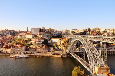 Portekiz 'in Porto şehrinin manzarası