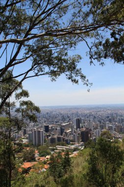 Brezilya 'nın Belo Horizonte kentinin havadan görünüşü