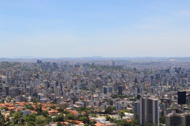 Brezilya 'nın Belo Horizonte kentinin havadan görünüşü