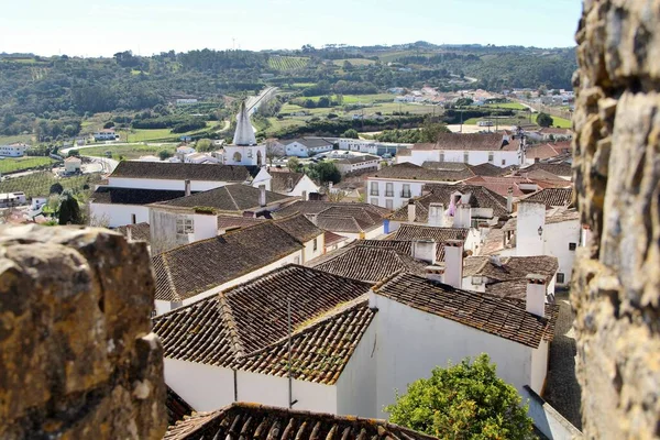 Vista Las Calles Ciudad Medieval Ávila España —  Fotos de Stock