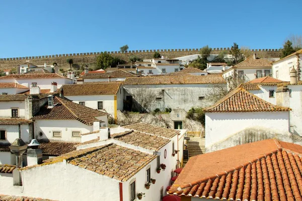 Uitzicht Middeleeuwse Straatjes Avila Spanje — Stockfoto