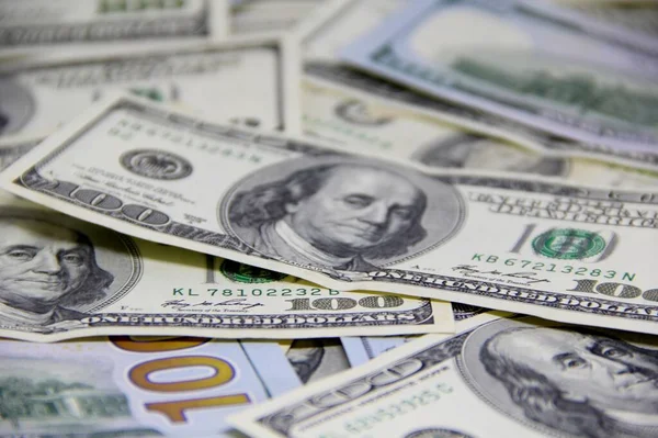 Amerikan doları banknotları yakın plan görüntüsü