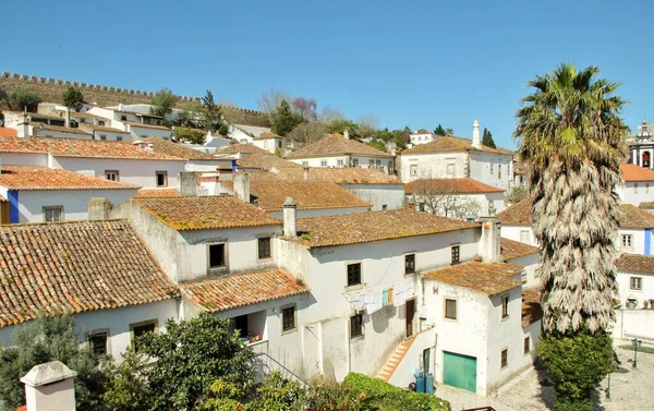 Utsikt Över Medeltida Stadsgator Avila Spanien — Stockfoto