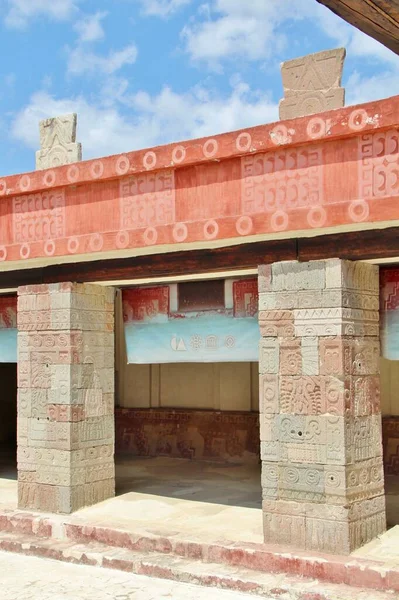 Vista Das Pirâmides Ruínas Teotihuacan Uma Cidade Antiga México — Fotografia de Stock