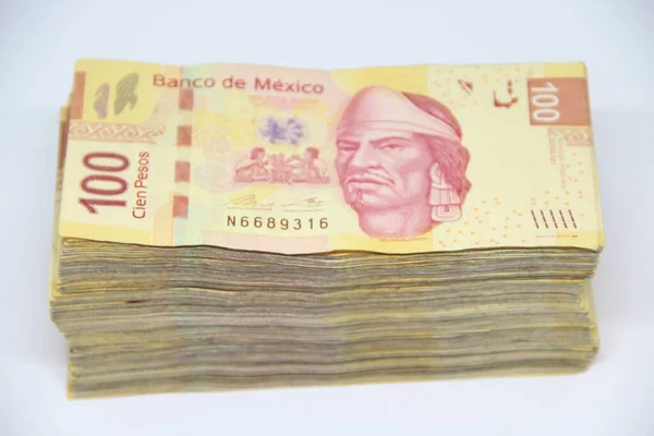 Мексиканские Деньги Крупным Планом — стоковое фото