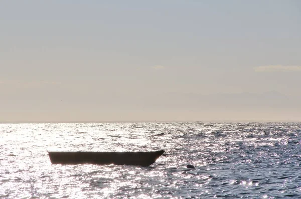 Boot Zee Landschappelijk Uitzicht — Stockfoto