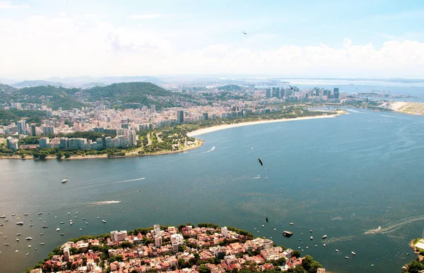Αεροφωτογραφία Του Ρίο Ντε Τζανέιρο Βραζιλία — Φωτογραφία Αρχείου