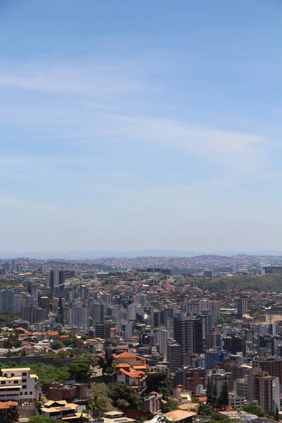 Aerial urban view City of Belo Horizonte, Brazil
