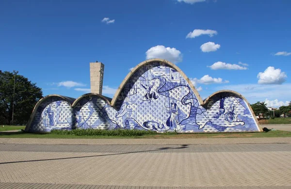 Brazil Prosince Vnější Pohled Kostel Františka Assisi Prosince 2016 Belo — Stock fotografie