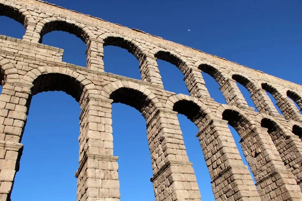 Old roman aqueduct, Segovia, Spain