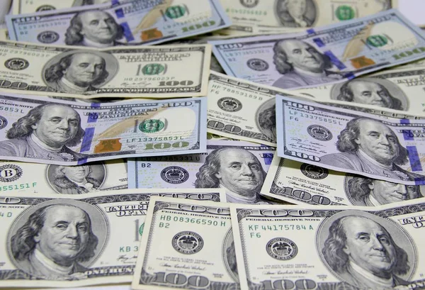 Amerikan doları banknotları yakın plan görüntüsü