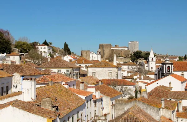 Vista Das Ruas Medievais Cidade Avila Espanha — Fotografia de Stock