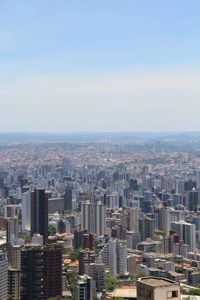 Vista Aérea Urbana Cidade Belo Horizonte Brasil — Fotografia de Stock