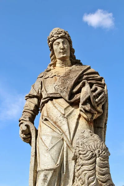 Vista Diferentes Estatuas Profetas Cristianos Bon Jesus Matosinhos Iglesia Rococó —  Fotos de Stock