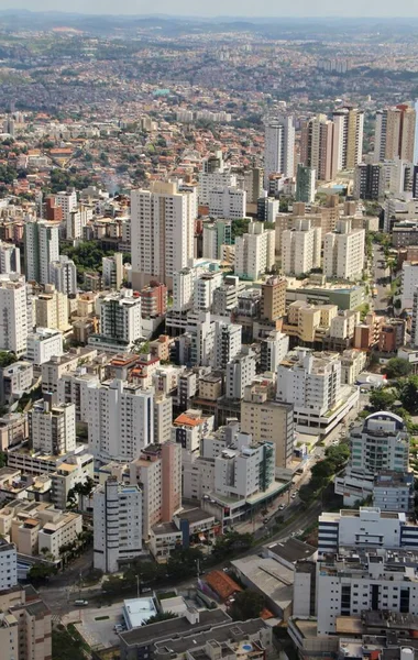 Brezilya 'nın Belo Horizonte şehrinin güzel hava manzarası