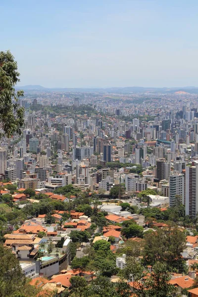 Veduta Aerea Urbana Città Belo Horizonte Brasile — Foto Stock