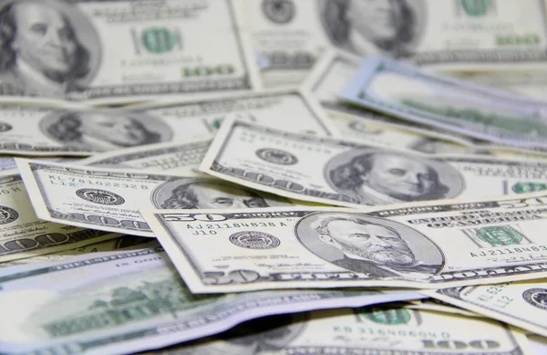 Amerikan doları banknotları yakın plan görüntüsü