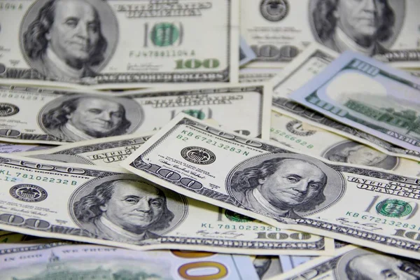 Amerikan doları banknotları yakın plan görüntüsü