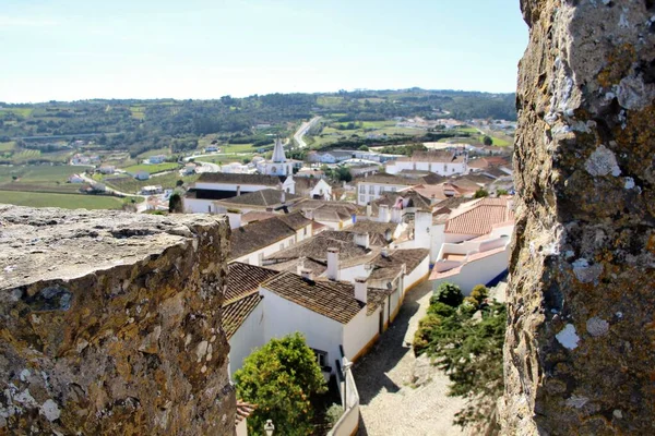 Άποψη Των Μεσαιωνικών Δρόμων Της Πόλης Avila Ισπανία — Φωτογραφία Αρχείου