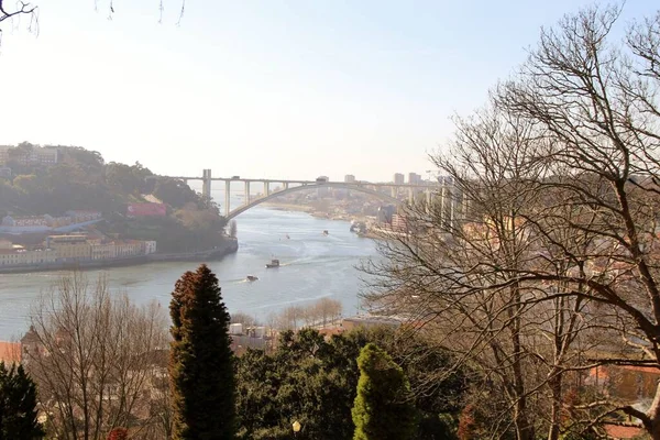 Vista Arquitetura Fachadas Edifícios Ruas Cidade Portuária Porto Portugal — Fotografia de Stock