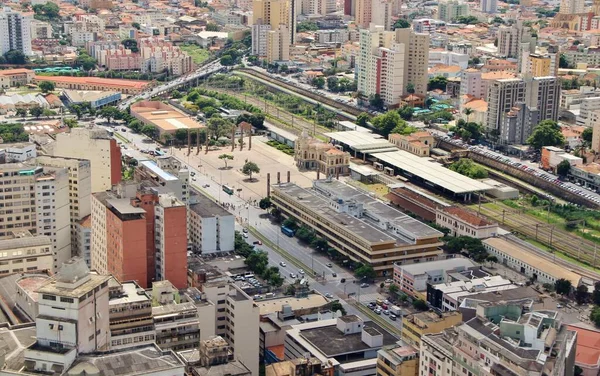 Vacker Antenn Utsikt Över Belo Horizonte Stad Brasilien — Stockfoto