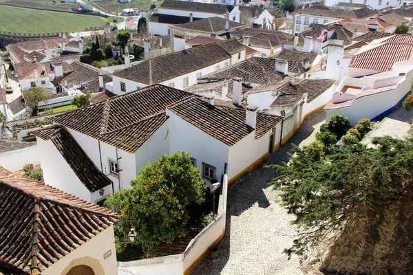 Vista Las Calles Ciudad Medieval Ávila España —  Fotos de Stock