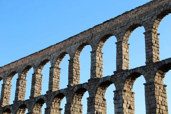 Old roman aqueduct, Segovia, Spain