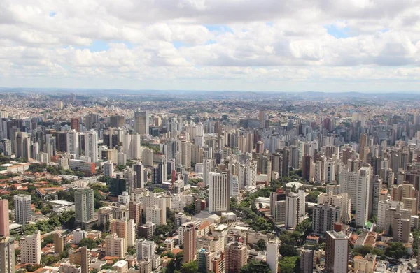 Вид Воздуха Город Белу Оризонти Бразилия — стоковое фото