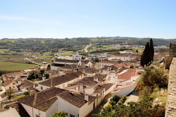 中世の街の景色 アヴィラ スペイン — ストック写真