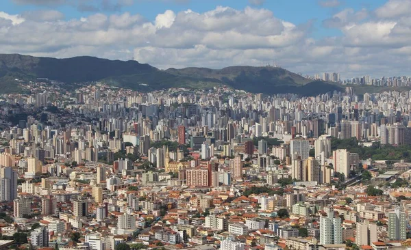 Bela Vista Aérea Cidade Belo Horizonte Brasil — Fotografia de Stock