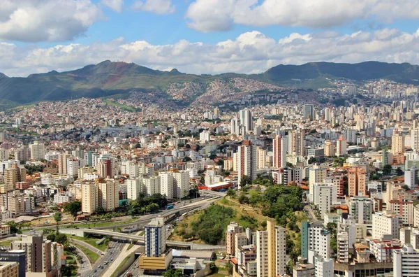 Gyönyörű Légi Kilátás Belo Horizonte Város Brazília — Stock Fotó