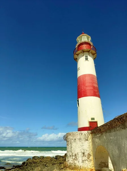 Beautiful View Lighthouse Seashore — Stock Photo, Image