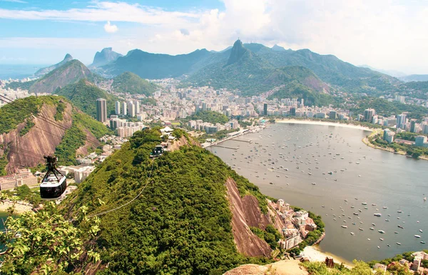 Rio Janeiro Brezilya Nın Hava Manzarası — Stok fotoğraf