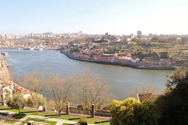 Mimari Manzara Binalar Caddeler Liman Kenti Porto Portekiz — Stok fotoğraf