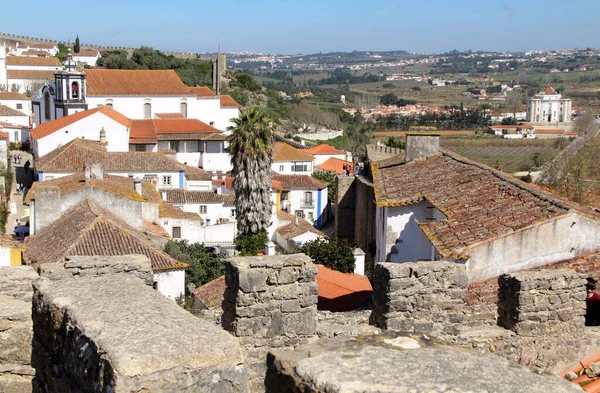 Ortaçağ Şehir Sokakları Avila Spanya — Stok fotoğraf