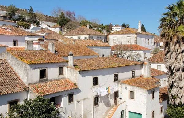 Vista Das Ruas Medievais Cidade Avila Espanha — Fotografia de Stock